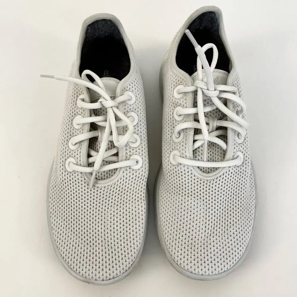 Allbirds Tree Runners Athletic Everyday Shoes Lace-Up Sneakers White Women's 10 - Picture 2 of 8